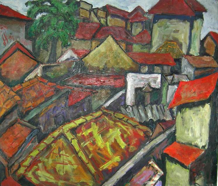 Jorge Franco - casas 1997 - óleo sobre tela - 120x150.jpg