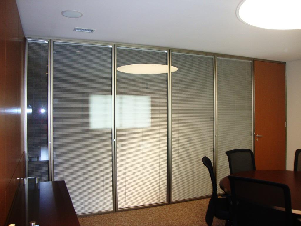 Fabricante de divisoria vidro duplo persiana interna preço