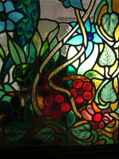 vitral pavão e floral, Iris arte vítrea, vitraux; Vitral Floral, vitraux, vitral artístico; vitral florianópolis; Vitral Santa Catarina; Vitral decorativo; vitral residencial, Roberto Petrelli, estúdio de vitrais