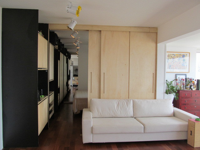 penthouse cobertura varanda descoberta coberta churrasqueira gabinete vista são paulo vila madalena marcenaria compensado obra acompanhamento gerenciamento chapa metálica aço