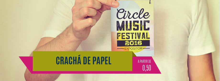 Crachá de papel