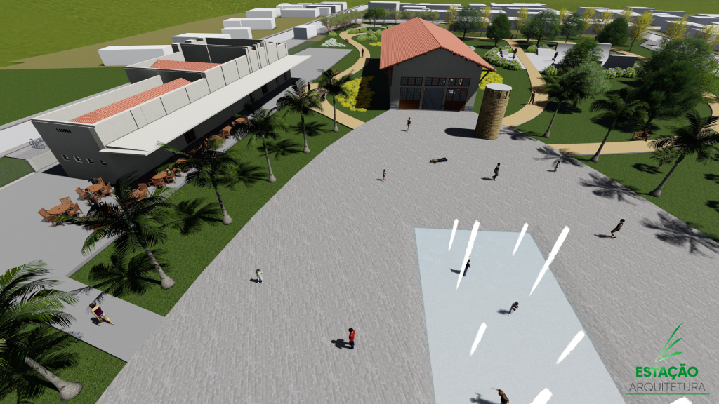 Proposta do Parque da Estação Ferroviária do Campo de Fora 