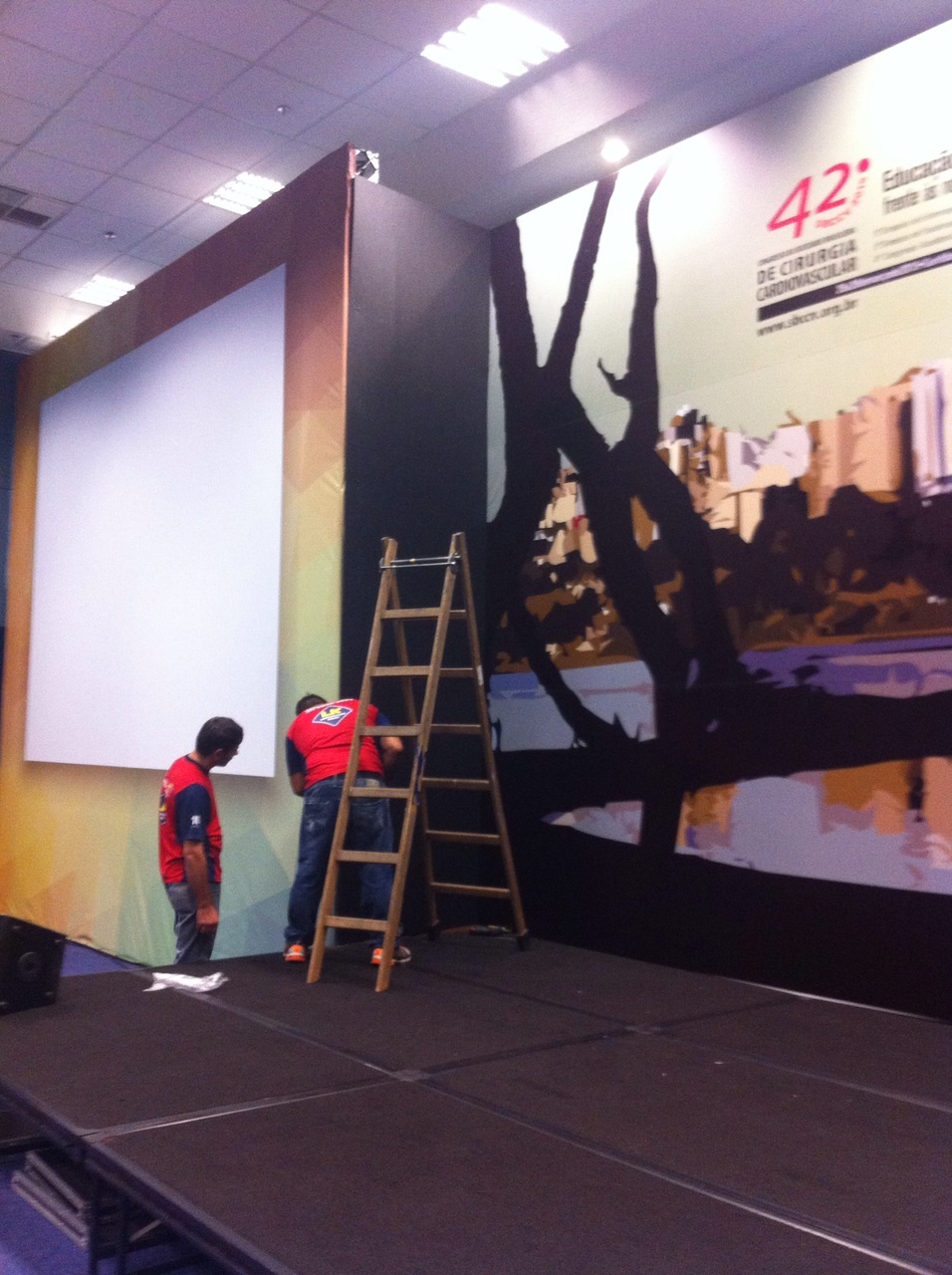 Sinalização Congresso, Pórtico, Credenciamento, Totem, Cirurgia Cardiovascular, SBCC, Expounimed, Curitiba