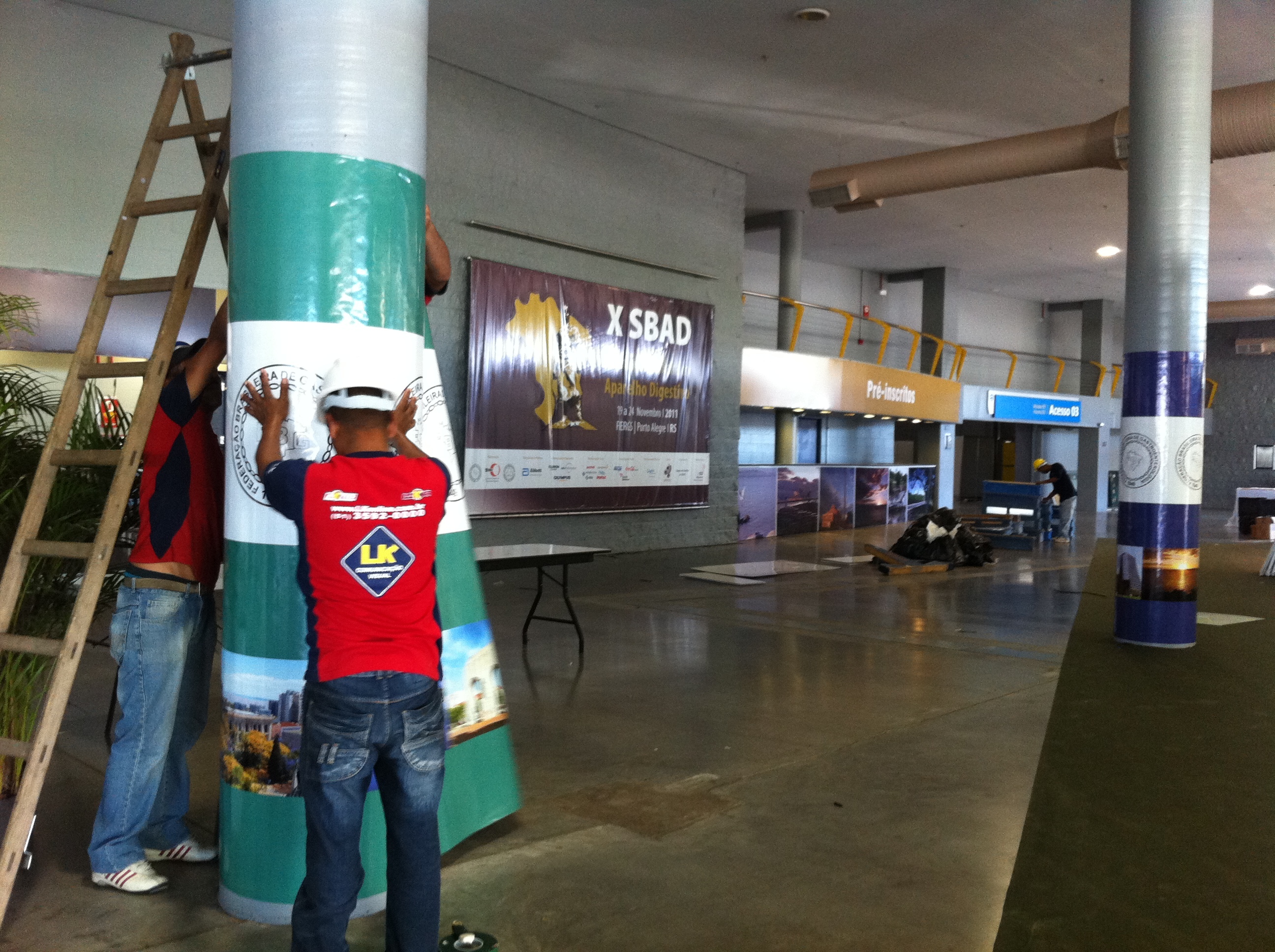 Sinalização Congresso, Pórtico, Credenciamento, Totem, SBAD, FBE, SOBED, CBCD