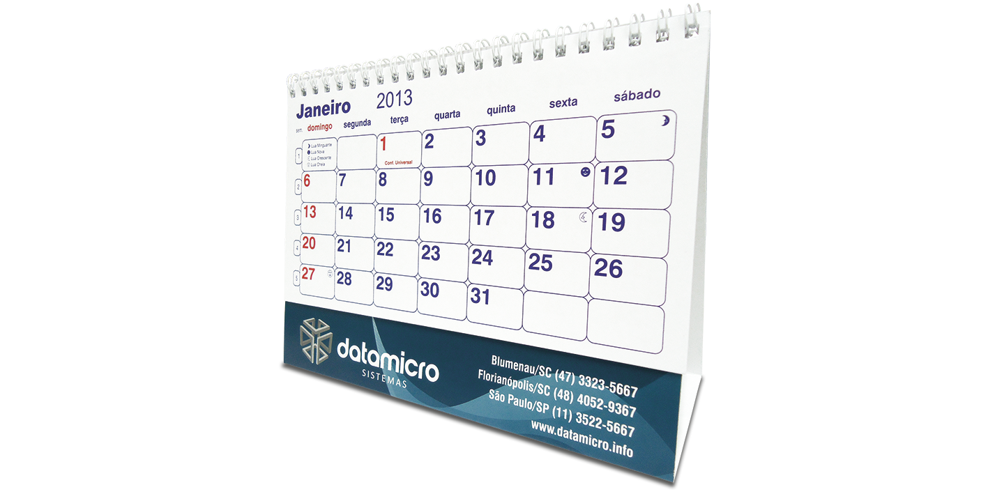 Calendário de Mesa M100