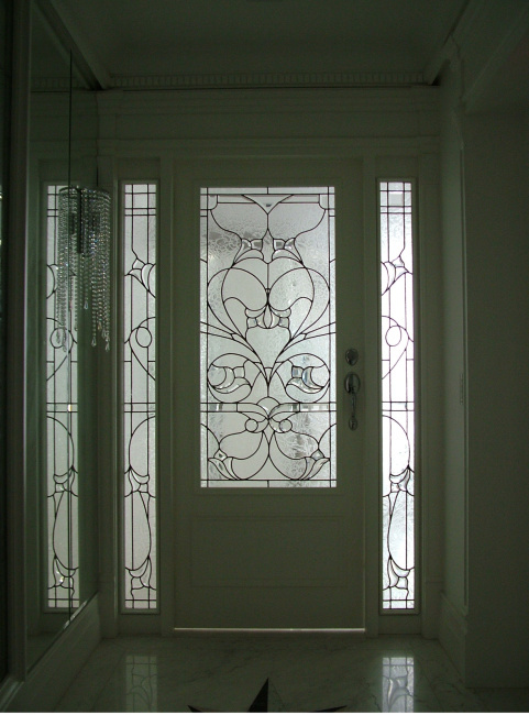 Vitral com bisote e givré, vitraux, Porta em Vitral; Porta artística; porta decorada; vitral artístico, iris arte vítrea; vitral florianópolis; Vitral Santa Catarina; Vitral decorativo; vitral residencial, Roberto Petrelli, estúdio de vitrais 