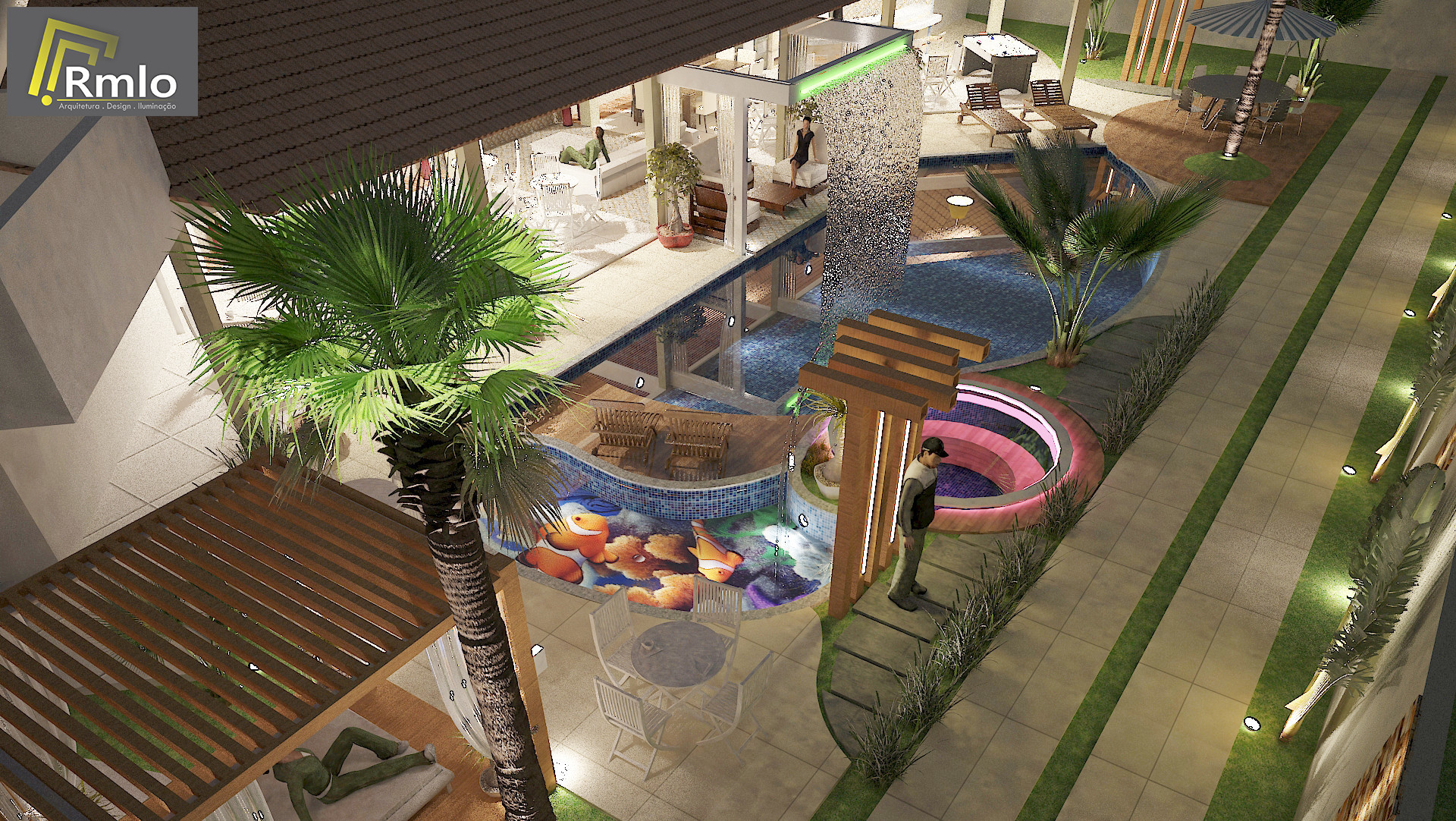 PROJETO DE ARQUITETURA E ILUMINAÇÃO ÁREA DE LAZER ANANINDEUA
