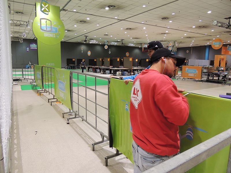 Robótica Maristas, Evento, Cenografia, CEPUC, Sinalização, Pórtico, Credenciamento, Feira de Carreiras, CPUC, PUCRS