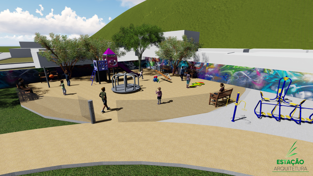 Proposta do Parque da Estação Ferroviária do Campo de Fora 