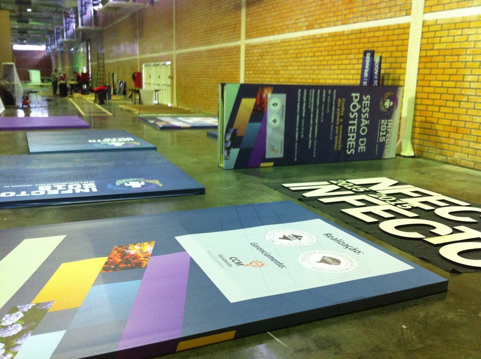 Sinalização Congresso, Pórtico, Credenciamento, Totem, Infecto, Gramado