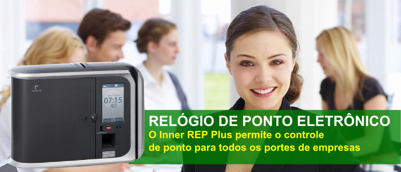 Relógio de Ponto Inner REP Plus Topdata