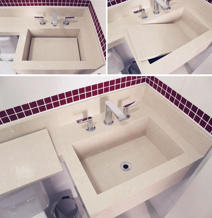 Lavatório no Crema Prime 