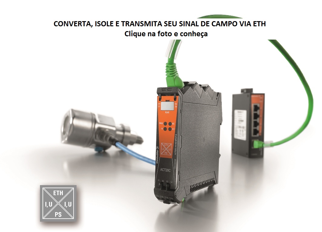 Conversor sinal analógico para ethernet