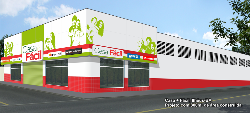 Casa + Fácil - Ilhéus/BA - Projeto com 800m² de área construída.