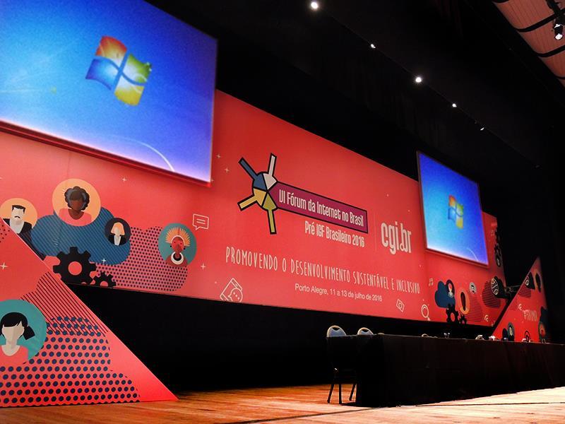 Fundo de Palco, Cenografia, Sinalização Eventos, Fiergs