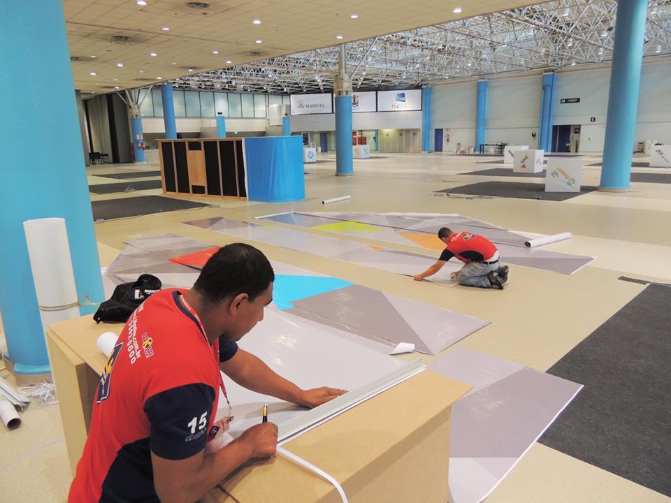 Evento, Cenografia, CEPUC, Sinalização, Pórtico, Credenciamento, Feira de Carreiras, CPUC, PUCRS