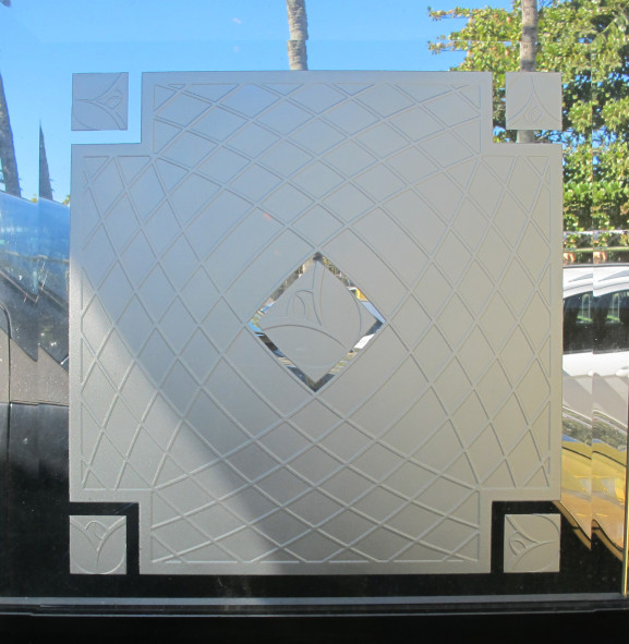 gravação em vidro; iris arte vítrea