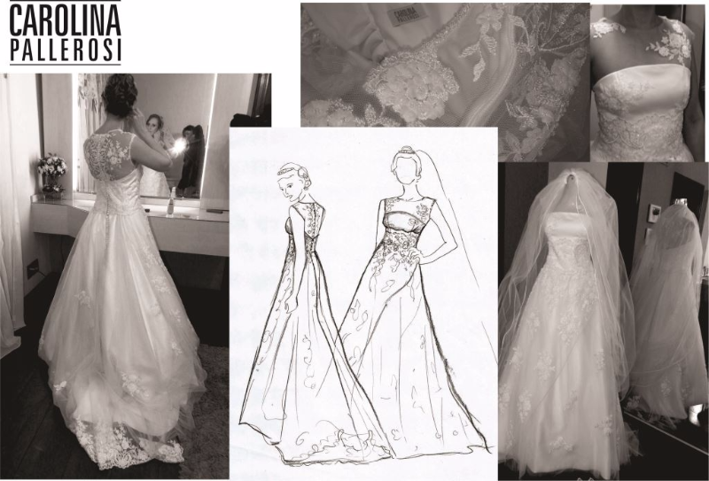 vestido noiva tule renda 