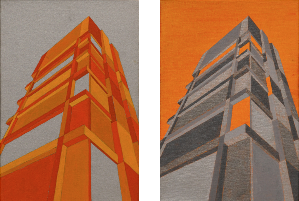 Mirian Perez, pintura, arte contemporânea, prédios