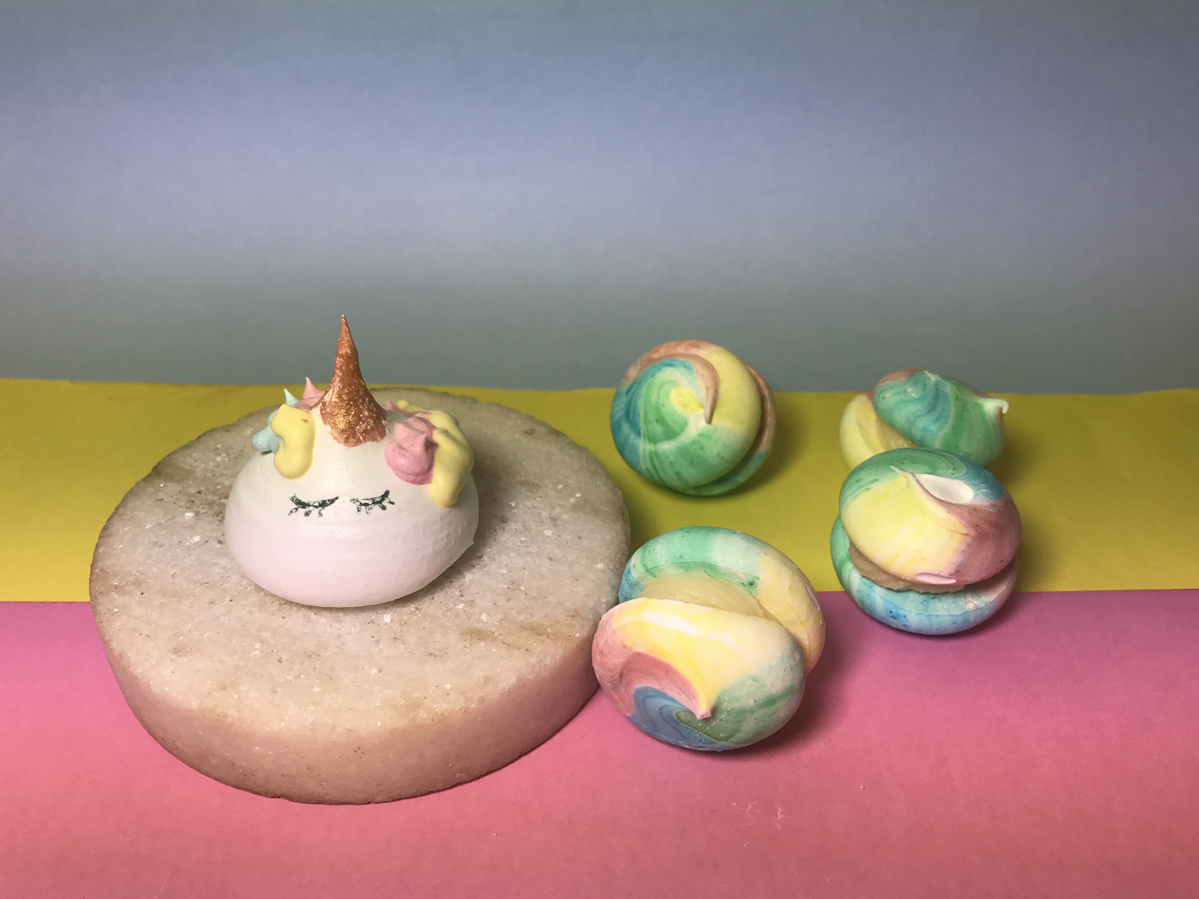 Suspiro unicorio + duplo recheado